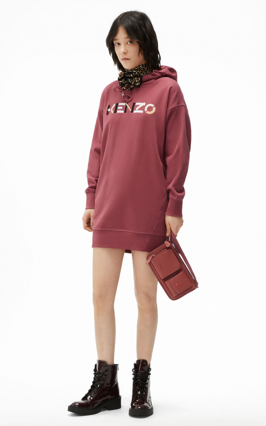 Kenzo logo sweater Haljine Ženske - Crne - Hrvatska OFUXZS460